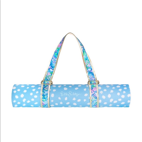 Lilly Pulitzer Accessories - NWT Lilly Pulitzer yoga mat in Aqua la Vista